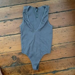 Urban Outfitters Grey Bodysuit